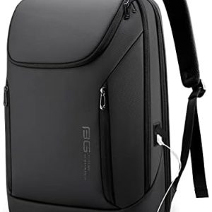 BANGE Business Smart Backpack Waterproof fit 15.6 Inch Laptop Backpack with USB Charging Port,Travel Durable Backpack